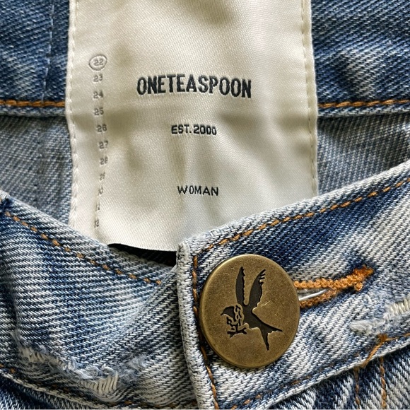 One Teaspoon MONTANA RETRO STRIPE BONITA LOW WAIST DENIM SHORT
Style 23223 NWT - Picture 12 of 13